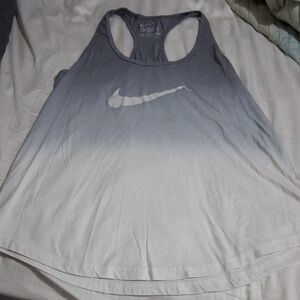 Nike Women’s Gray-to-White Ombre Racerback Tank